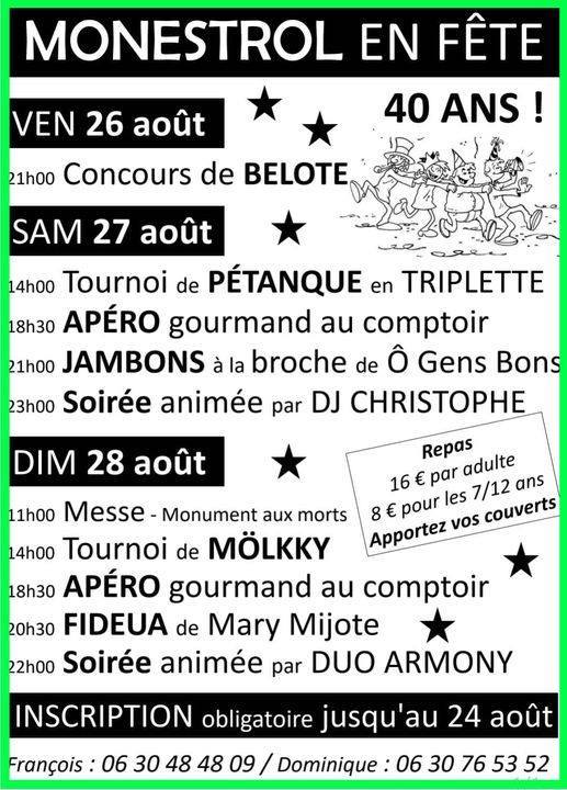 Tournoi de Monestrol