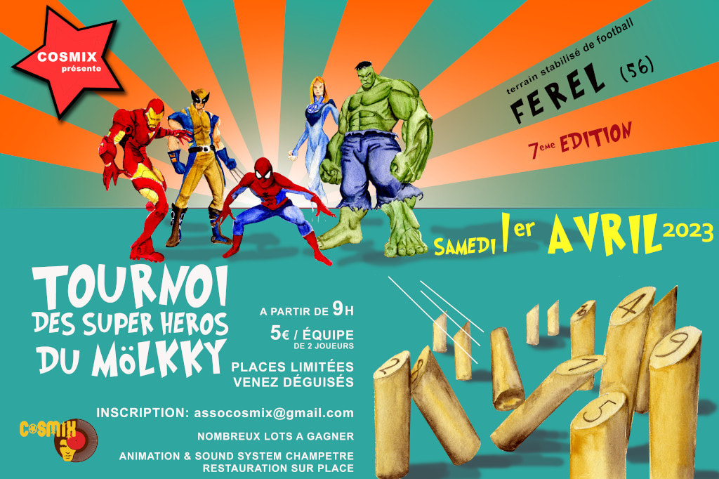 Super Heros du Mölkky