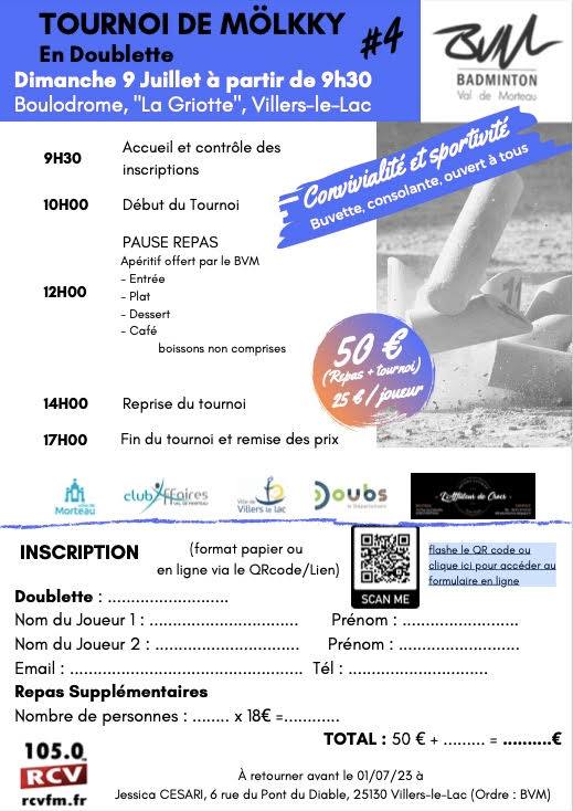 Tournoi de Mölkky du Val de Morteau