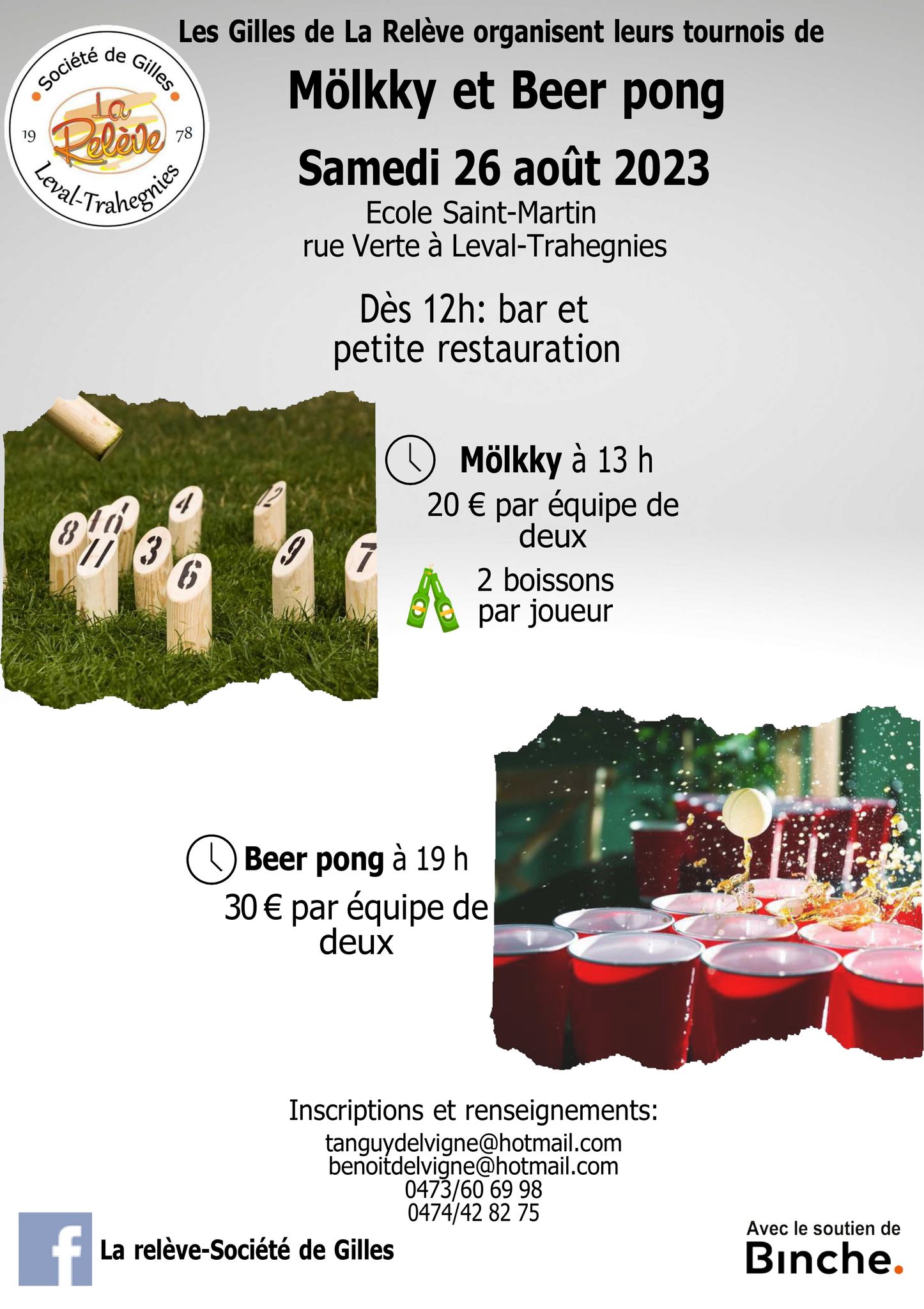 Tournoi de Mölkky Ma rélève