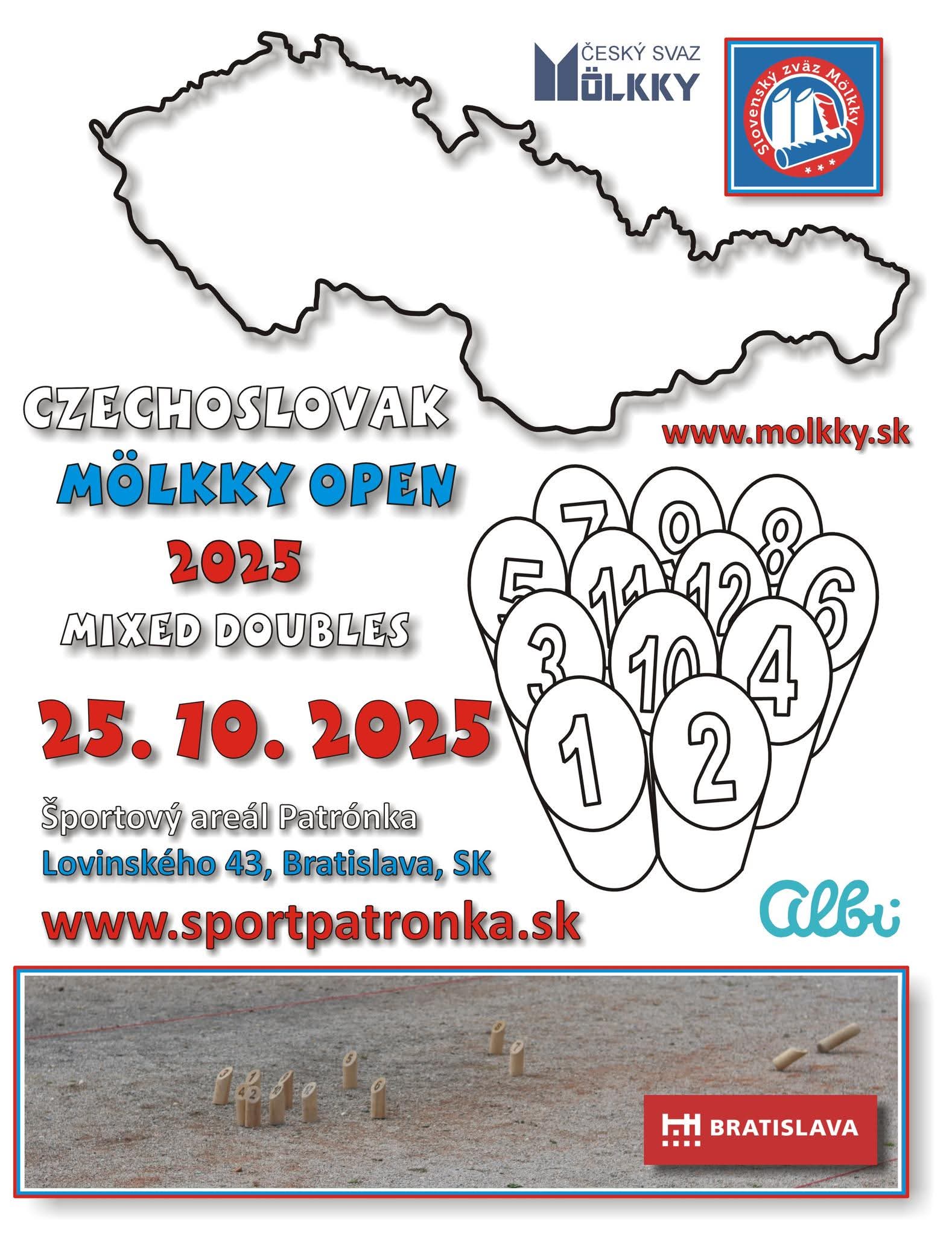 Czechoslovak Mölkky Open - Mixed Doubles