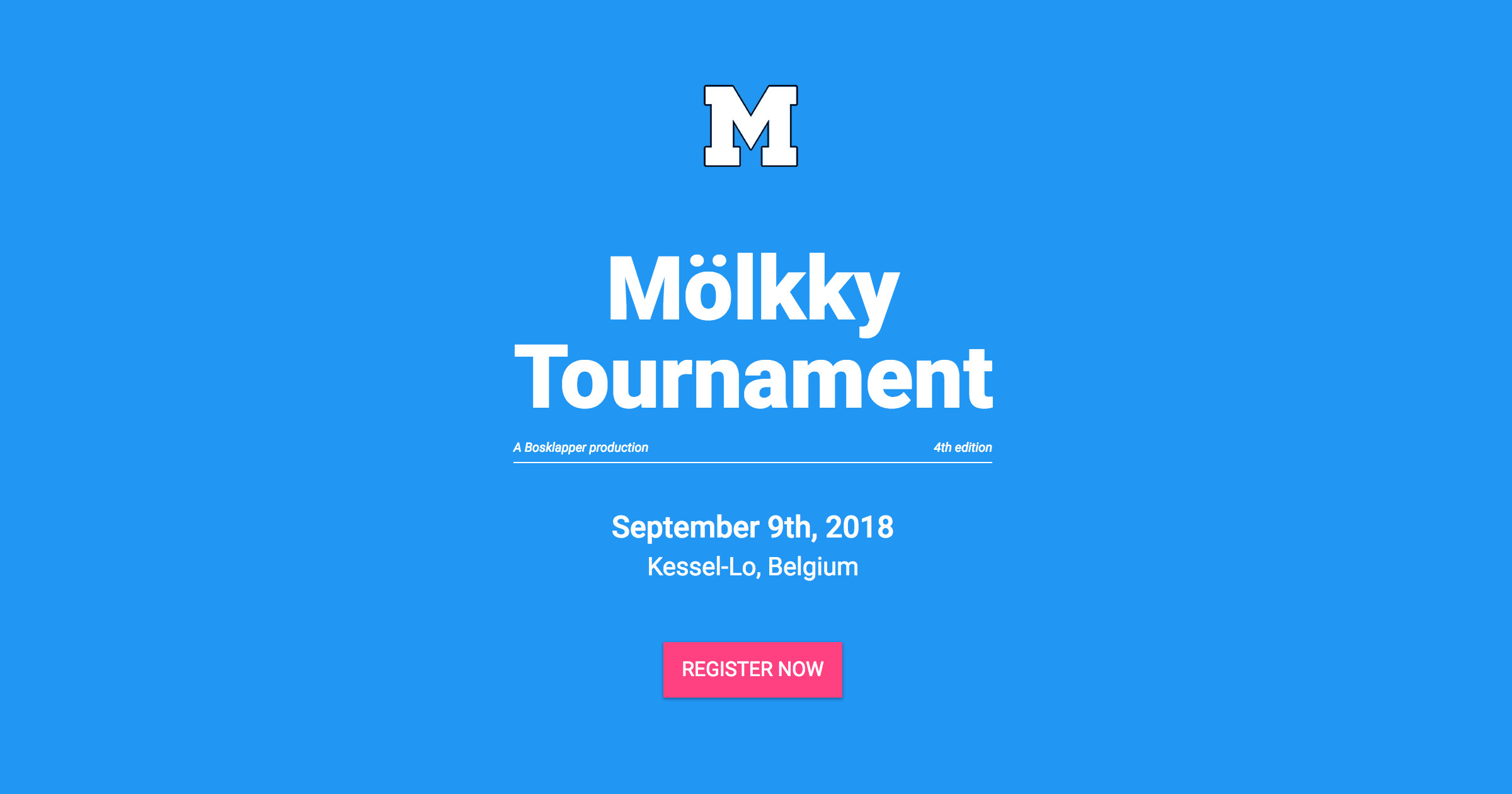 Bosklappers Mölkky Tournament