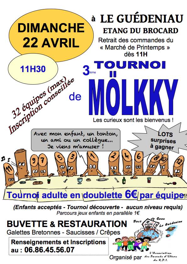 Mölkky du Guedeniau