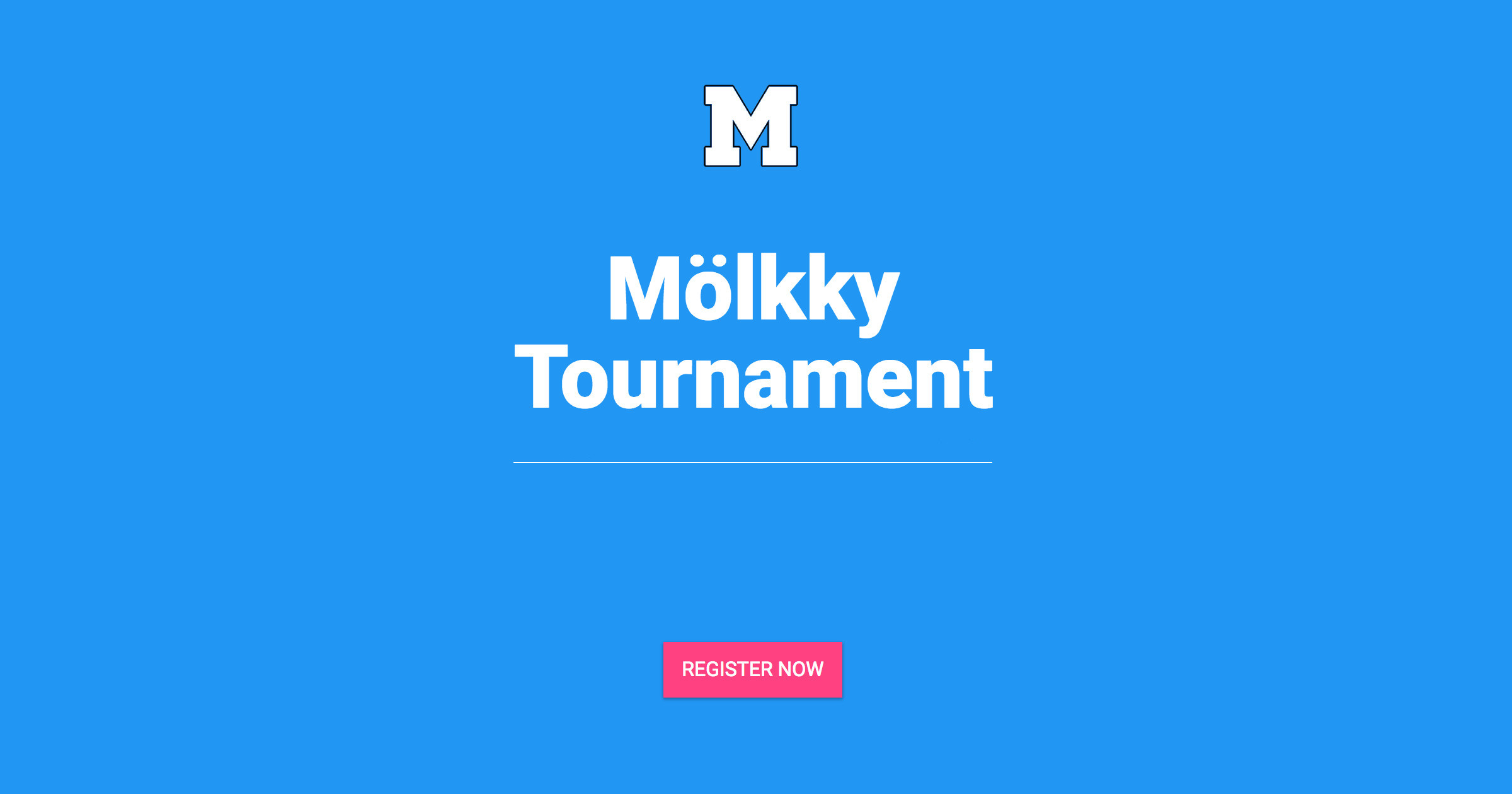 Bosklappers Mölkky Tournament